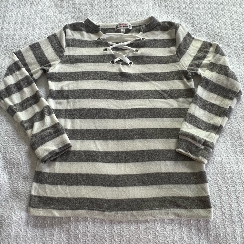 Poof Girl | Striped Pullover | Long Sleeve